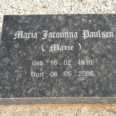 PAULSEN Maria Jacomina 1910-2006