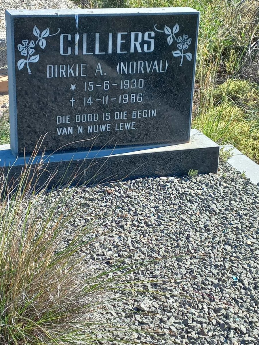 CILLIERS Dirkie A. nee NORVAL 1930-1986