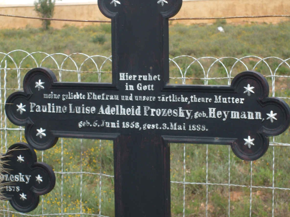 PROZESKY Pauline Luise Adelheid nee HEYMANN 1853-1888