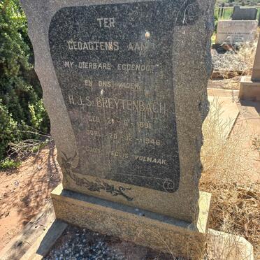 BREYTENBACH H.J.S. 1891-1946