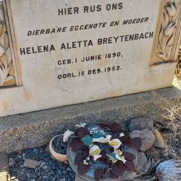 BREYTENBACH Helena Aletta 1890-1952