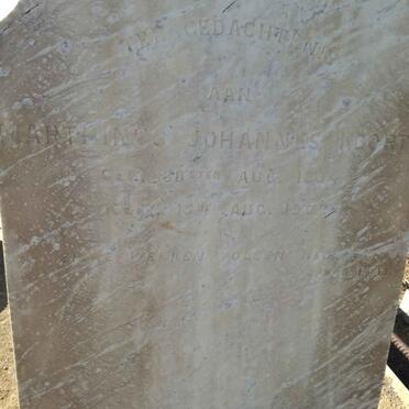 KOORTS Marthinus Johannes 1834-1902 &amp; Magdalena Carolina NEL 1833-1902