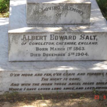 SALT Albert Edward 1863-1904