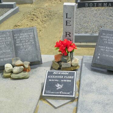 ROUX Jan Hendrik, le 1941-1999 &amp; Maria Magdalena BOTHMA 1945- :: LE ROUX Alexander Floris 1962-2016