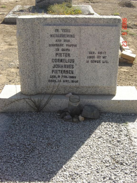 PIETERSEN Pieter Cornelius Johannes 1898-1948