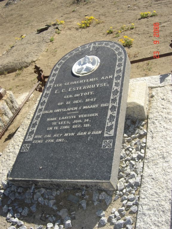 ESTERHUYSE E.C. nee DU TOIT 1847-1912