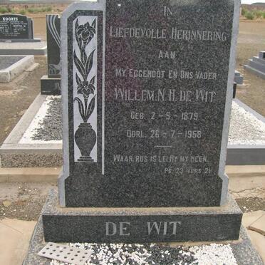 WIT Willem N.H., de 1879-1958