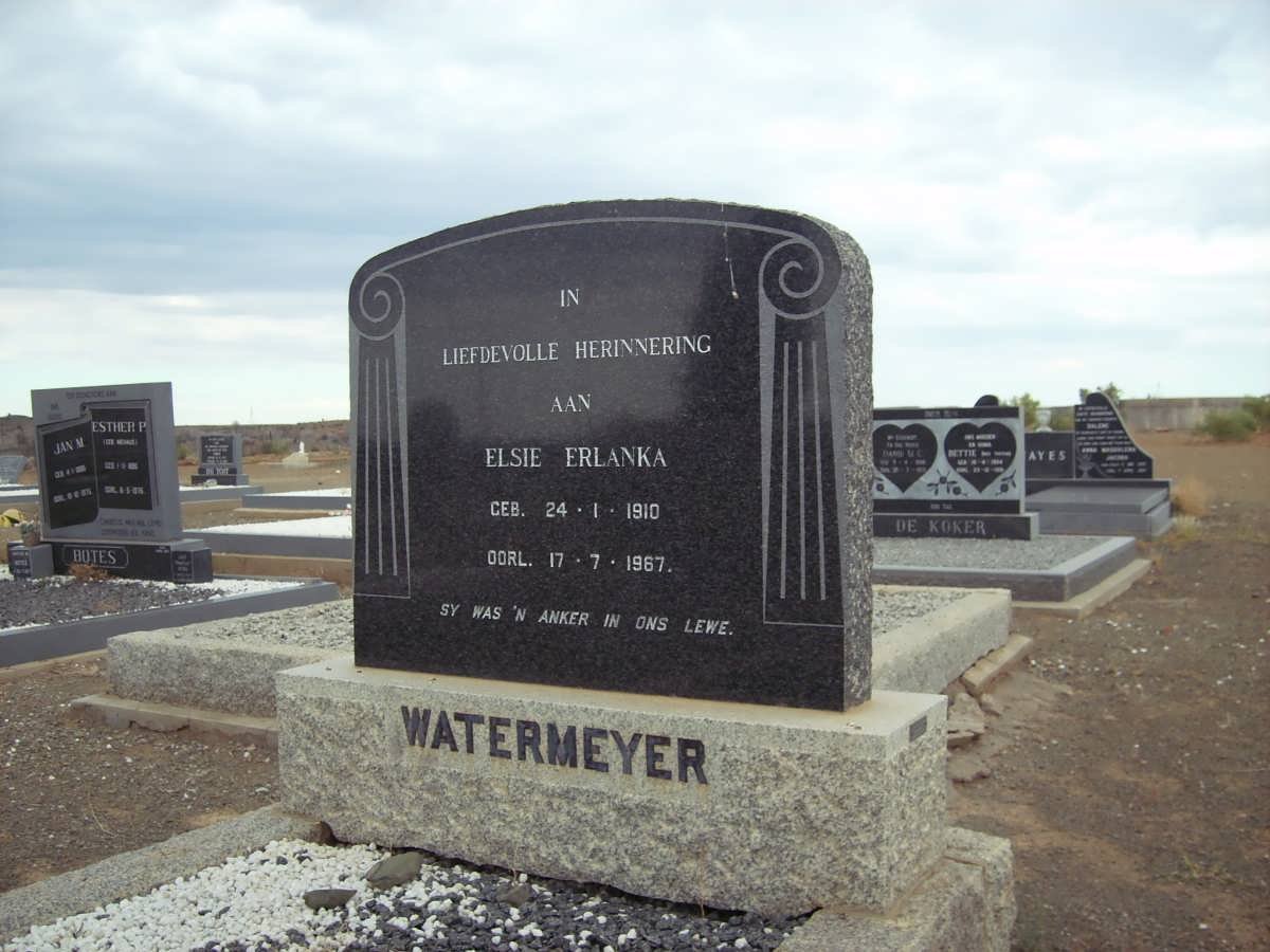 WATERMEYER Elsie Erlanka 1910-1967