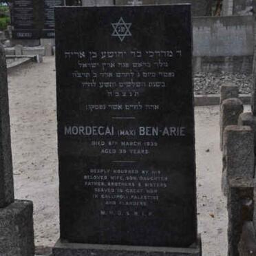 ARIE Mordecai, BEN- 193?