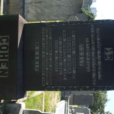 COHEN Reuben -1923 