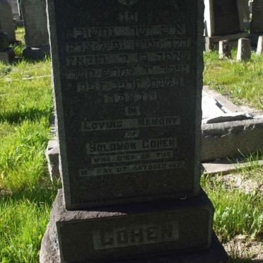COHEN Solomon -1922