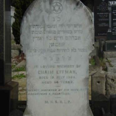 EFFMAN Chaim -1925