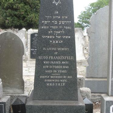 FRANKENFELD Hugo -1940