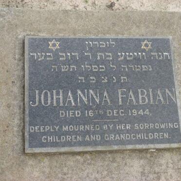 FABIAN Johanna -1944