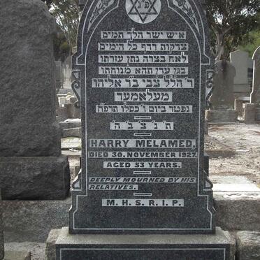 MELAMED Harry -1927