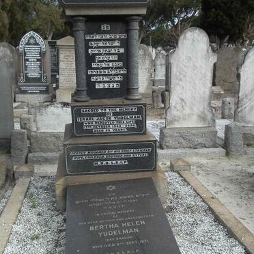 YUDELMAN Israel Jacob -1933 & Bertha Helen BRAUDE -1971