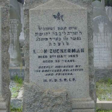 ZUCKERMAN Leon -1963