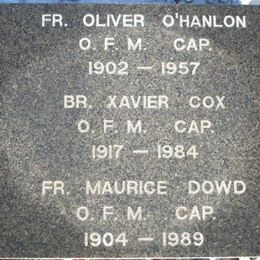 O'HANLON Oliver 1902-1957 :: COX Xavier 1917-1984 :: DOWD Maurice 1904-1989