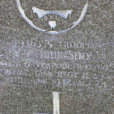 BRUNSDON V.C. -1942