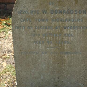 DONALDSON W. -1901