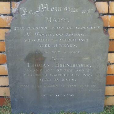 HORNIBROOKE Mary -1876 :: HORNIBROOKE Thomas -1876