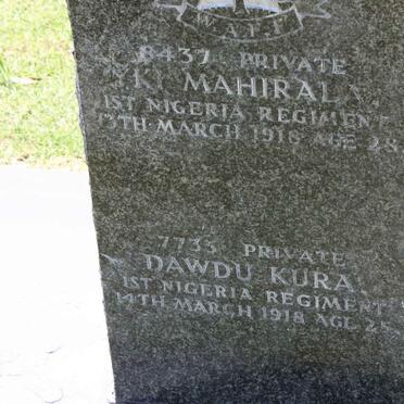 MAHIRALA Yki -1918 :: KURA Dawdu -1918
