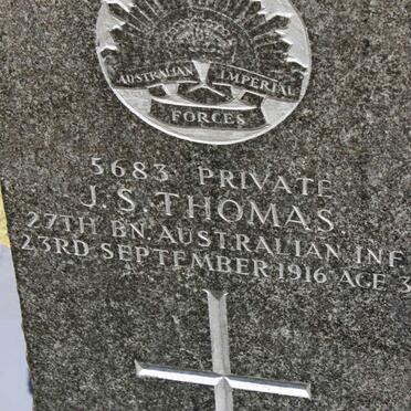 THOMAS J.S. -1916