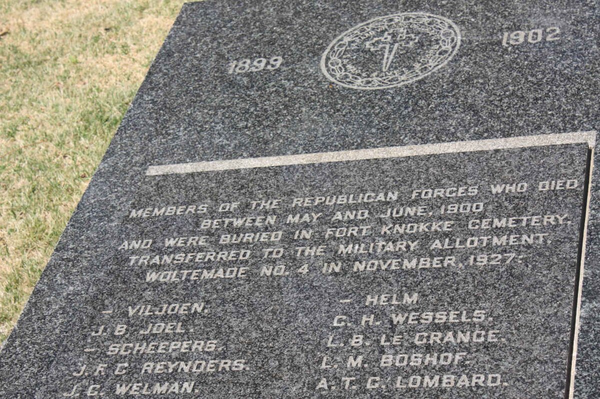 2. Republican Forces who were buried in Fort Knokke Cemetery1900 & re-interred in 1927