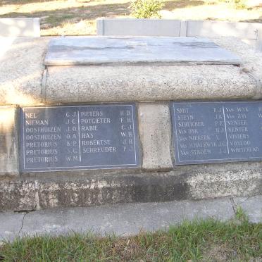 ABW Transvaal and OFS Burghers who died in the Groenpunt Concentration Camp 3