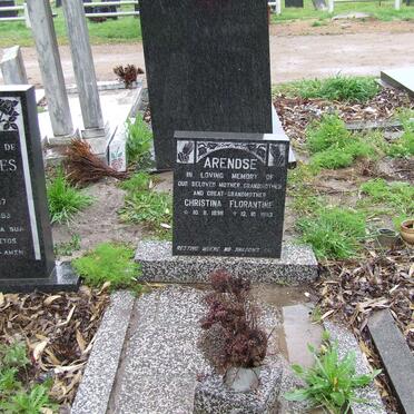 ARENDSE Christina Florantine 1898-1983
