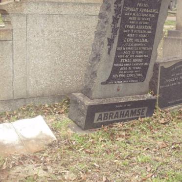 ABRAHAMSE :: MacGREGOR