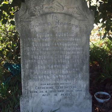 ARENDSE :: KANNEMEYER :: CERFONTYNE