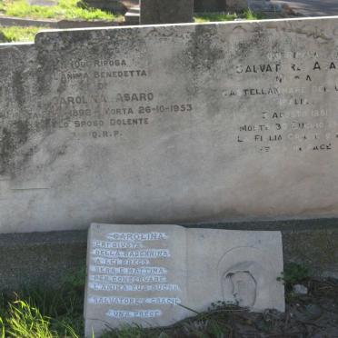 ASARO Salvatore 1881-1960 &amp; Carolina 1892-1953