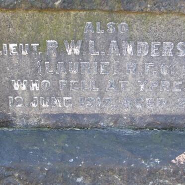 ANDERSON R.W.L. -1917