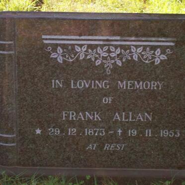 ALLAN Frank 1873-1953