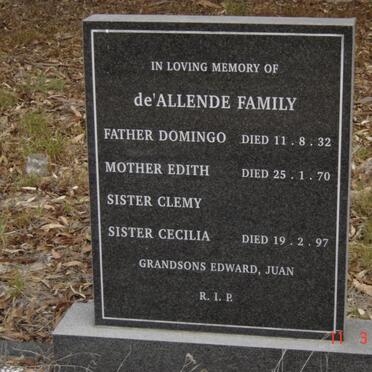 ALLENDE, de family