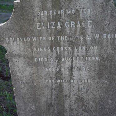 BAILEY Eliza Grace -1896 