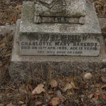 BARENDS Charlotte Mary -1939