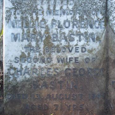BASTIN Nellie Florence Mary -194?