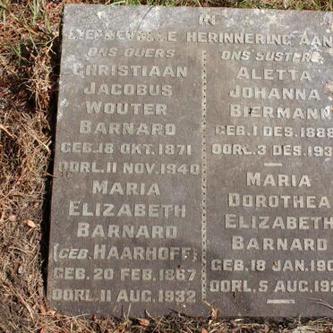 BARNARD :: HAARHOFF :: BIERMAN