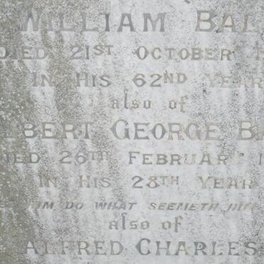 BALL William -1913 :: BALL Albert George -1914 :: BALL Albert Charles -1924