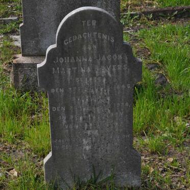BEYERS Johanna Jacoba Martina 1846-1926