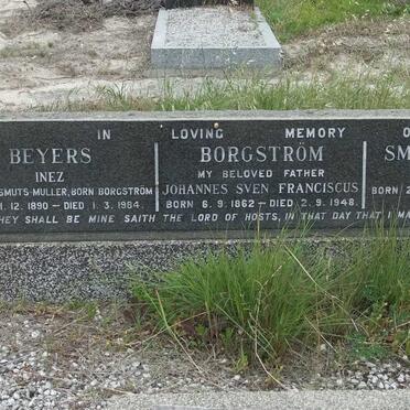 BERGSTRÖM Johannes Sven Franciscus 1862-1948 :: BEYERS Inez SMUTS-MULLER nee BERGSTRÖM :: MULLER Mignon, SMUTS 1921-1921