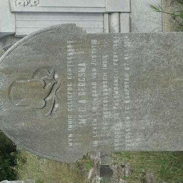 BERGSMA C.A. 1865-1916