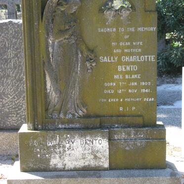 BENTO Sally Charlotte nee BLAKE 1905-1941