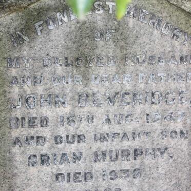 BEVERIDGE John -1947 :: BEVERIDGE Bryan Murphy -1938