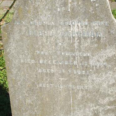 BERGMAN Bessie -1894 