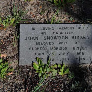 BISSET Joan Snowdon 1908-1994