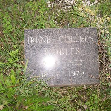 BIDDLES Irene Colleen 1902-1979