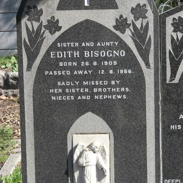 BISOGNO Edith 1909-1966